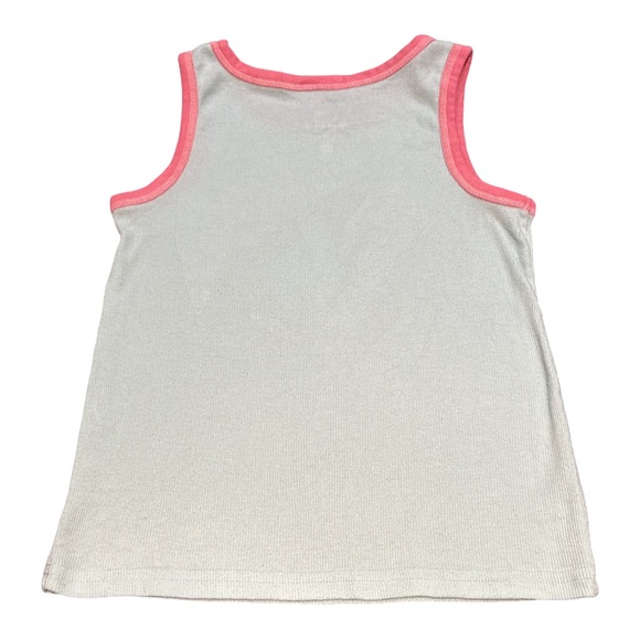 HELLO KITTY 2023 SANRIO women's blue and pink tropical graphic tank, XS/small. - Picture 2 of 2